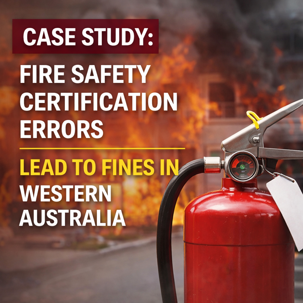 Case Study: Fire Safety Certification Errors Lead to Fines in Western Australia